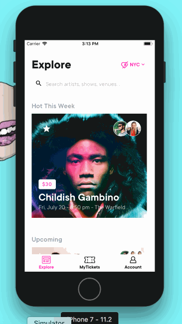 Scrollview Fixed Header React Native