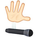 mic drop slack emoji