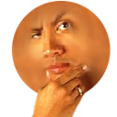 the rock slack emoji