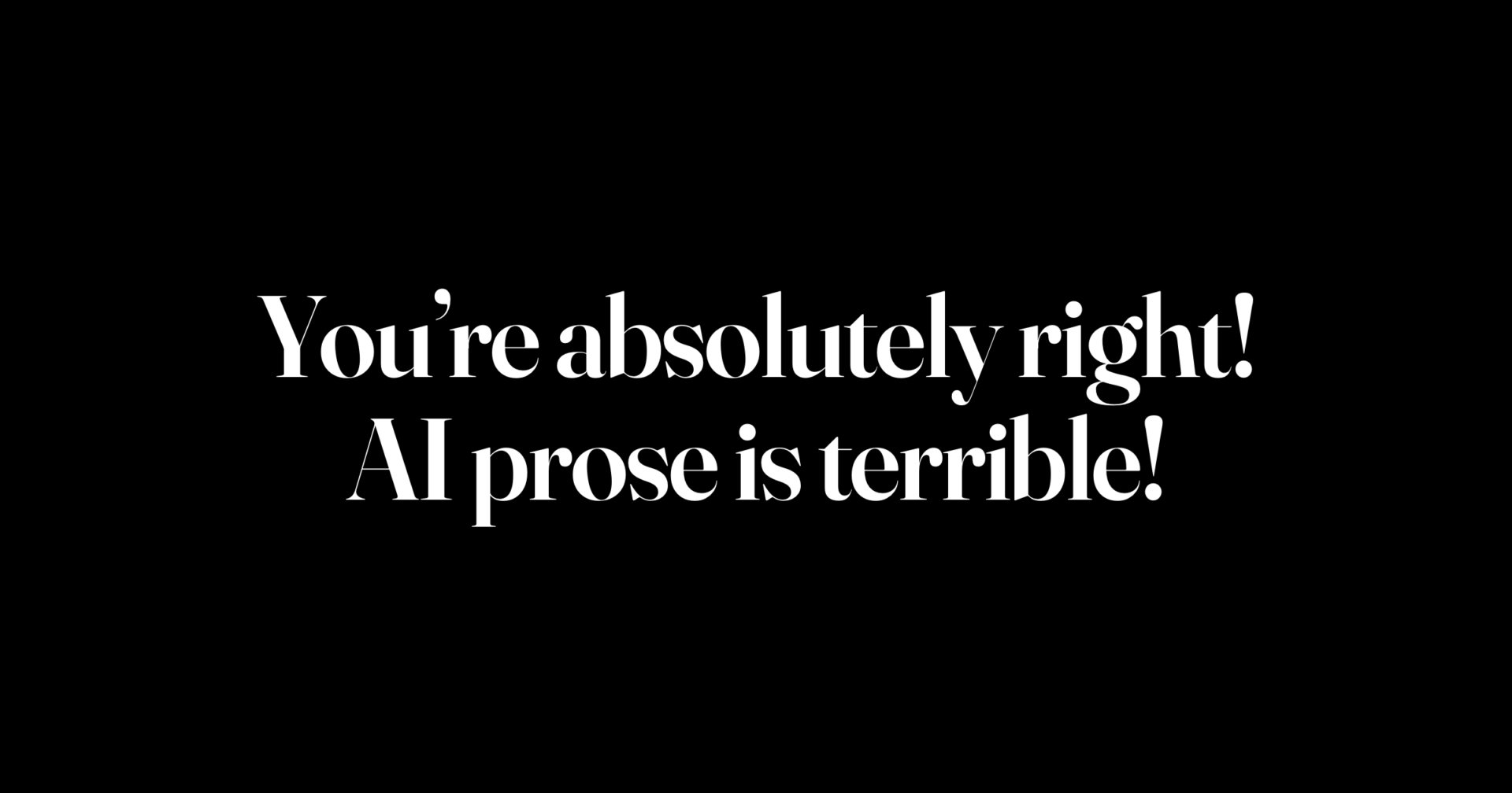 A manifesto against AI prose