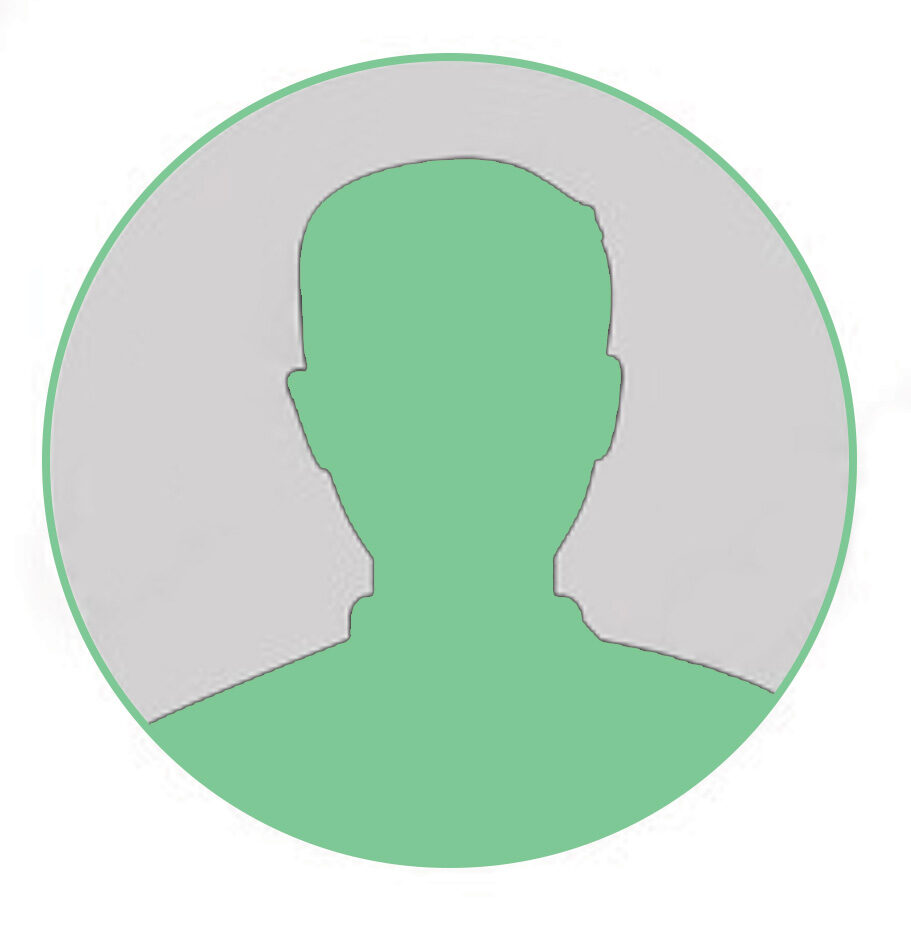 green circle icon male man avatar