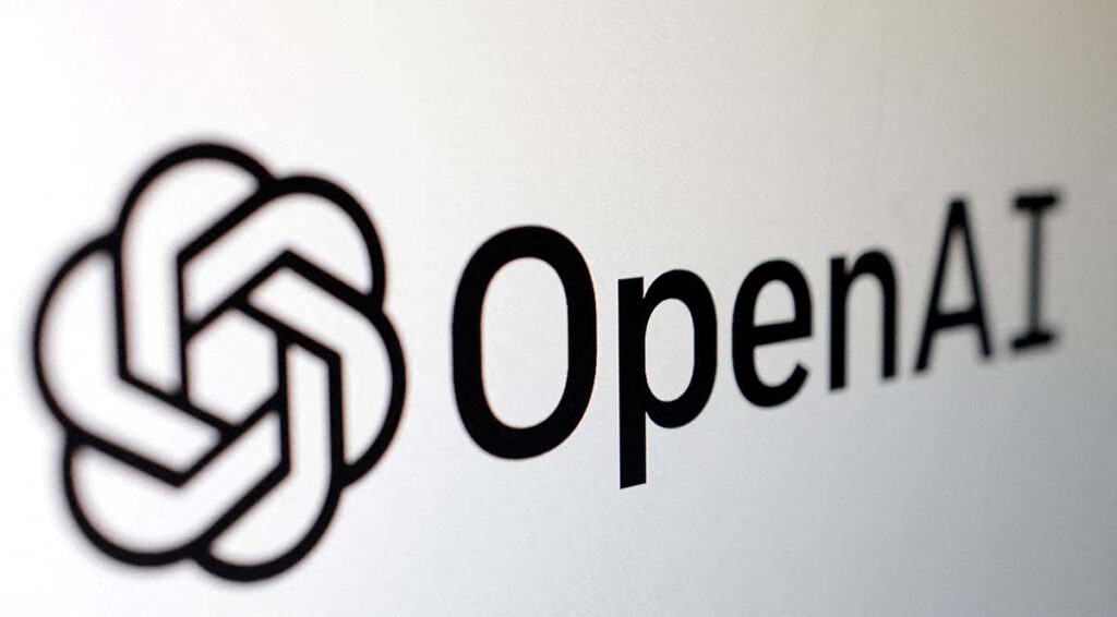 OpenAI logo on screen. blog image by Revelry
